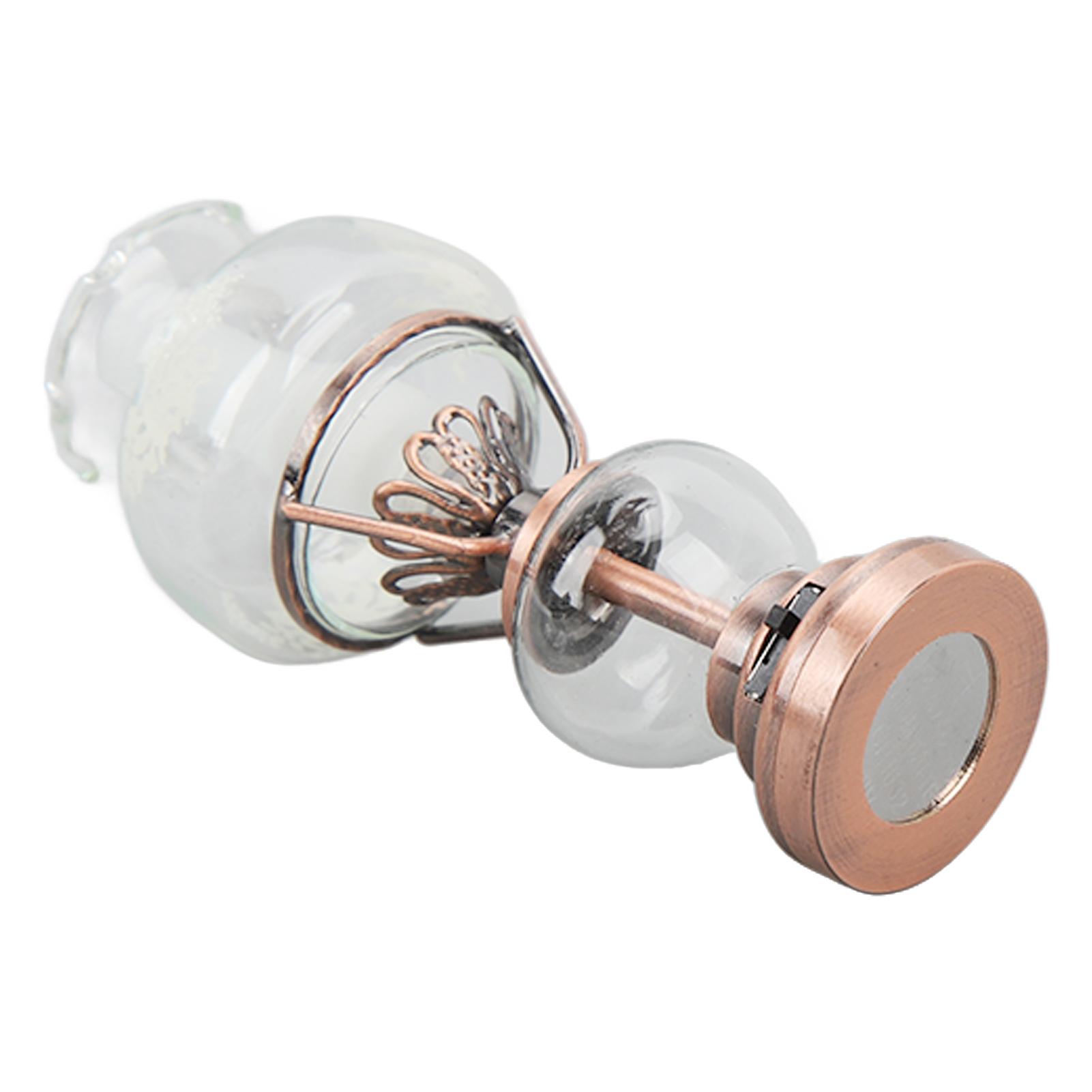 Candlestick Lamp 1/12 Scaled Battery Operated Vintage Decorative Miniature Candlestick Light