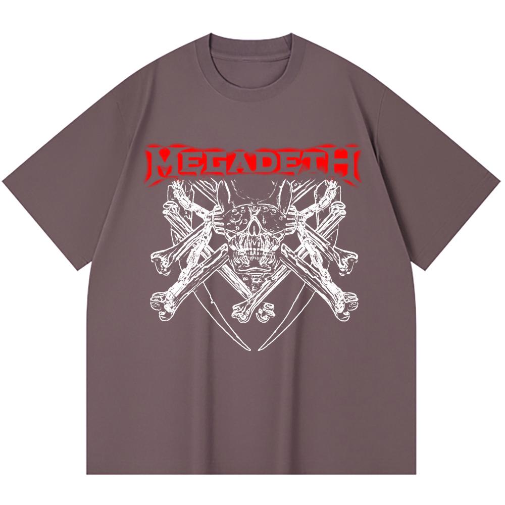 230 g/m² 100% Bavlna T-shirt Heavy Metal Rocková Kapela Tisk Populární Hudby Unisex Těžký Bavlněný T-shirt