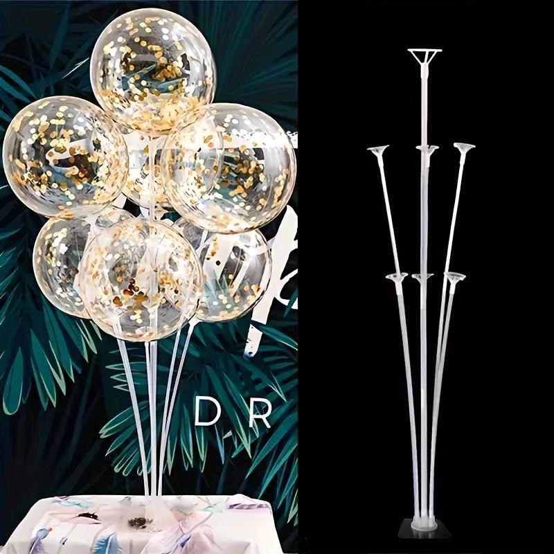 1 Plastic Balloon Table Holder, Self-standing Party Decoration Accessory, No Electricity Required, Feather-free