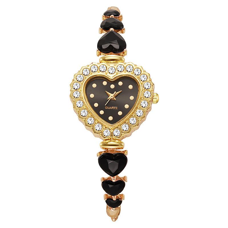 Heart Shape Quartz Watch For Women With Alloy Band And Analog Display Winter
