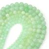 1 Strand 6 8 10mm Natural Stone Beads Green Jade Round Loose Gemstone Beads For Jewelry Making DIY Bracelet Necklace Accessories