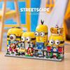 Minion-Compatible Street Scene LEGO Building Blocks - Kids' Toy Set