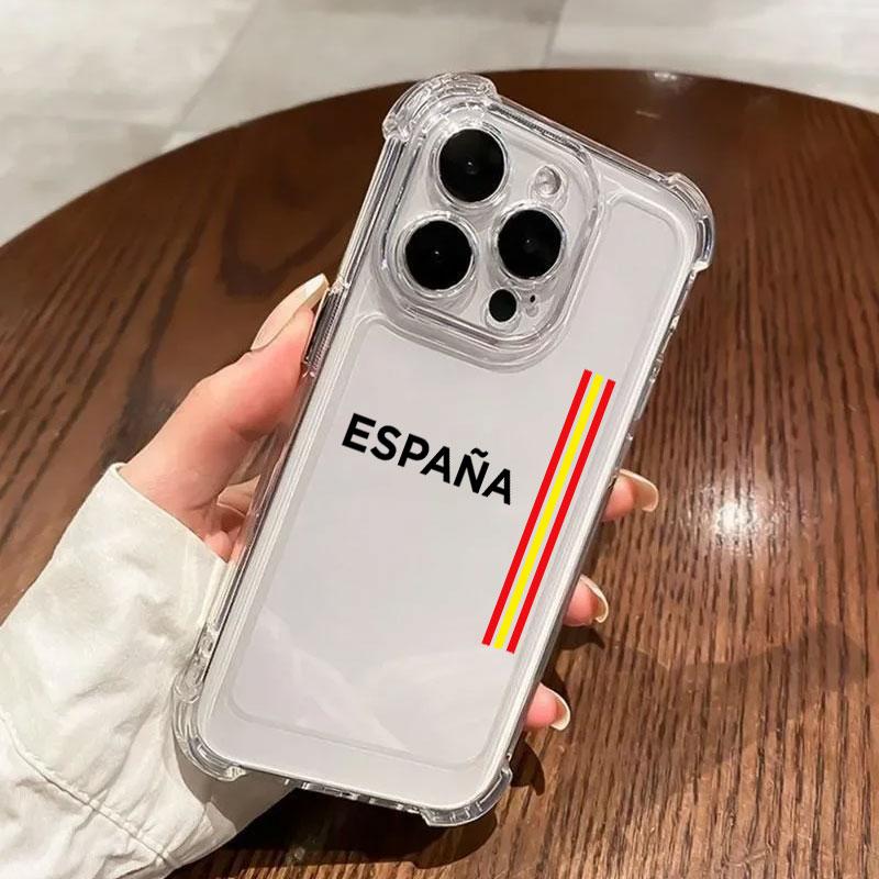 

Spain LOGO Passport Phone Case For Samsung Galaxy A57 A56 A36 A37 A55 A54 A52 A35 A34 A17 A16 A15 A07 57 A06 5G Soft Clear Cover Galaxy A06(4G)