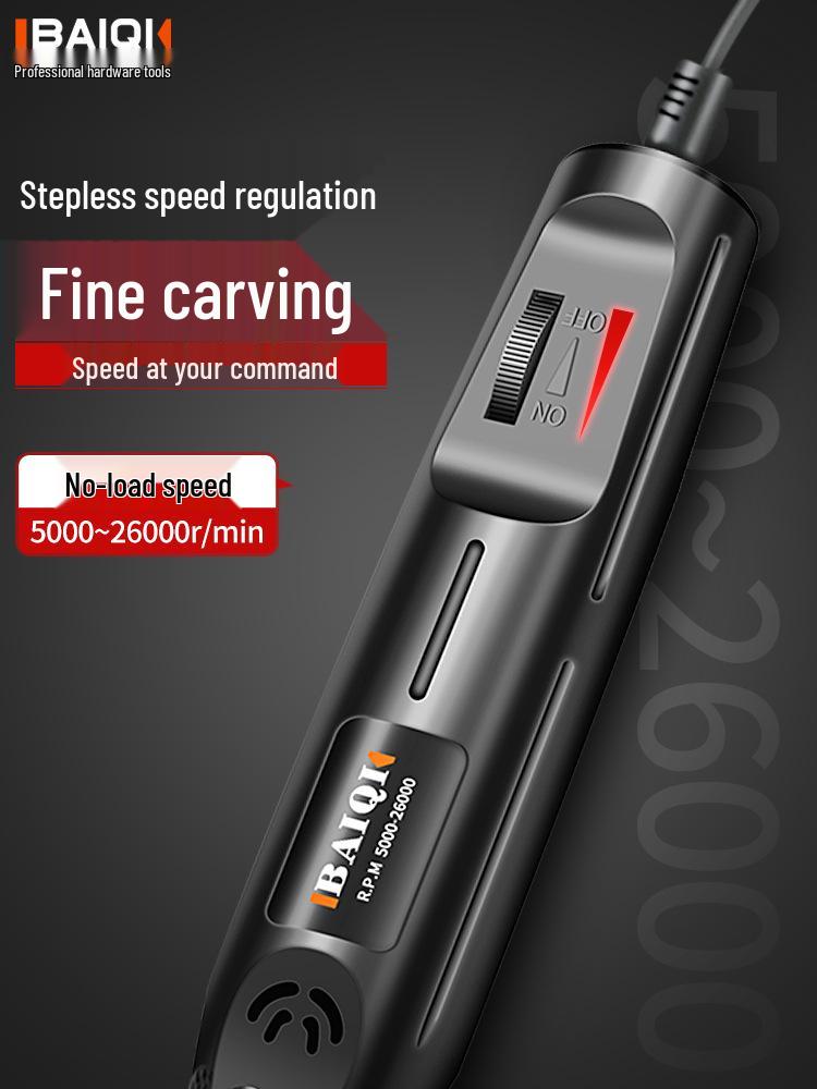 Mini Handheld Electric Grinder for Jade & Wood Carving, Cutting, and Polishing