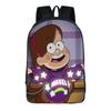 Mochila de Desenho Gravity Falls Com Design Durável e Grande Capacidade Para Estudantes