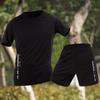 4/2 STK Menns Hurtigtørkende Sports- og Fritidsdress Store Størrelser Løping Fjellklatring Pustende Kortermet Joker Elastiske Shorts