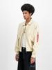 Alpha Industries CWU-45 Canvas Honolulu Bomber Jacket (156126) Vintage White