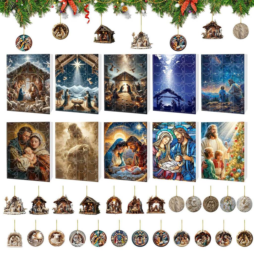 Osterkalender Überraschungsbox Acryl Hängeornament Für Feiertagsgeschenk Dekoration