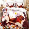 3D Anime Kawaii Girls Momiji Inubashiri Bedding Set Single Twin Full Queen King Size Bed Set Adult Kid Bedroom Duvetcover Sets