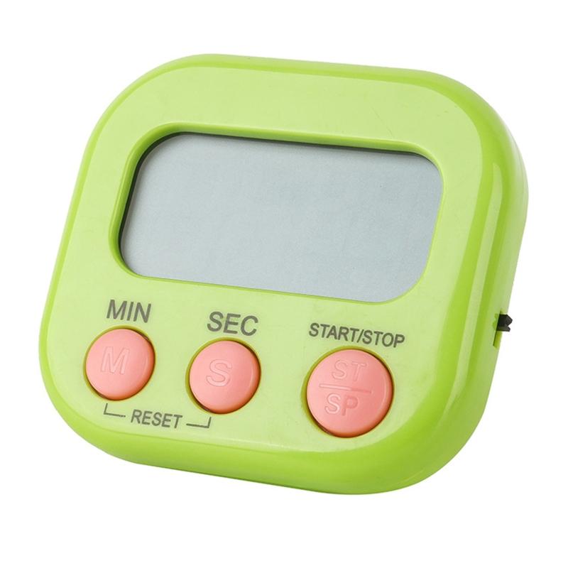 Temporizador de Cozinha Digital LCD com Suporte Magnético Temporizador Eletrônico Multifuncional para Cozinha Cozimento Chuveiro Estudo Duradouro