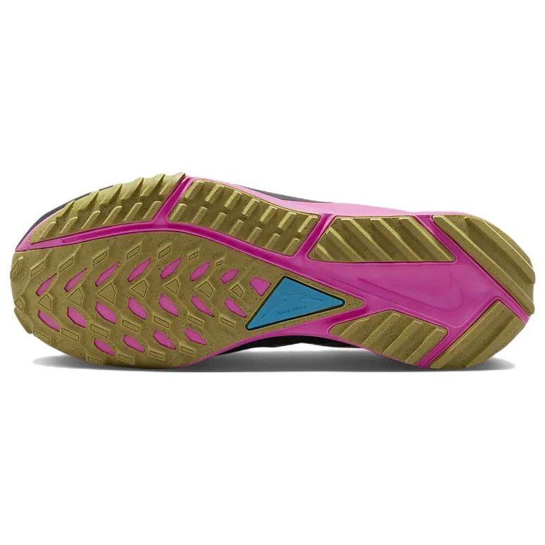 Nike  React Pegasus Trail 4 Light Orewood Pink Blue Women Sneakers Brown Light-Orewood-Brown Blue-Lightning FD0876-100