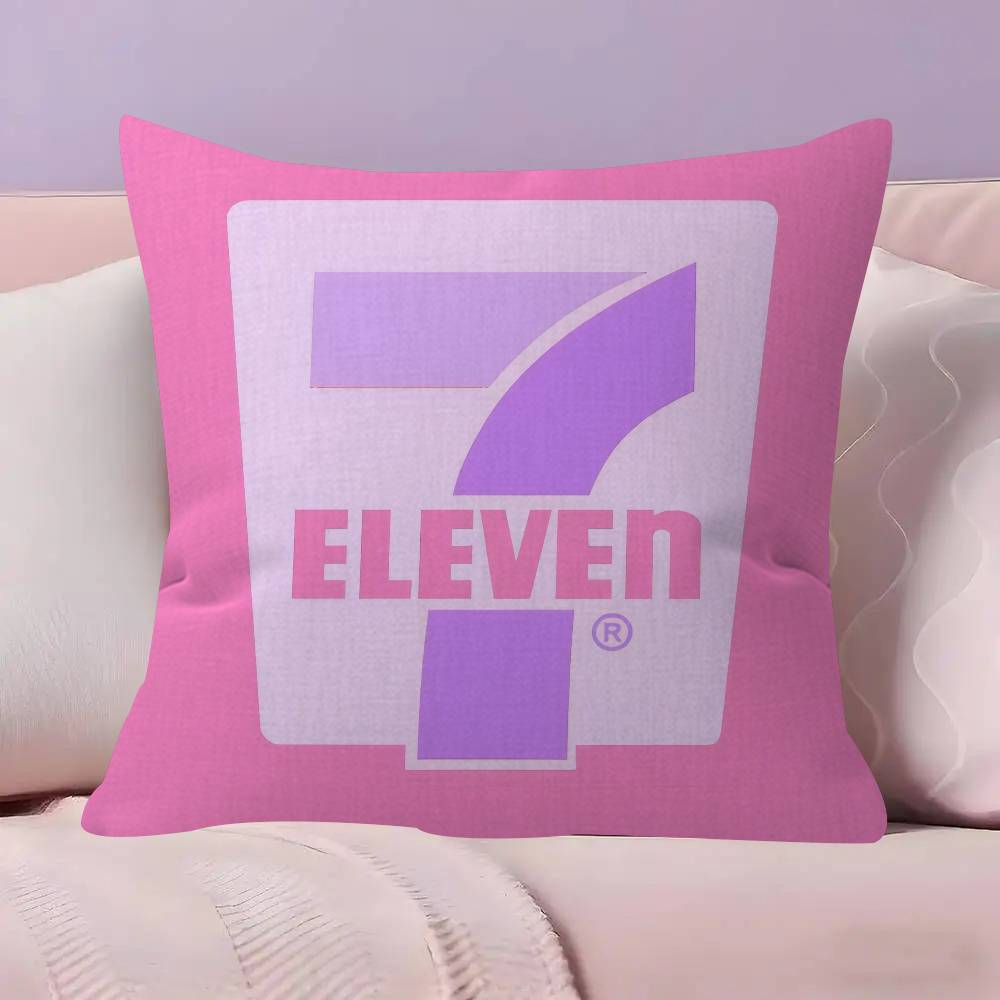 Pillow Gift Home Office Decoration Bedroom Sofa Car Cushion Cover case 45x45 LOGO 7EELEVENS