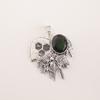 Green Tourmaline Gemstone 925 Sterling Silver Handmade Designer Pendant 1.49" CP-28-6