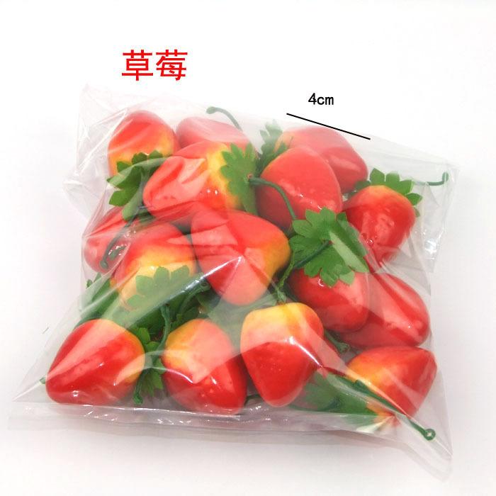 Simulated Fruits, Small Fruits, Apples, Oranges, Lemons, Bananas, Peppers, Tomatoes, Strawberries, Vegetables, Props,decorations
