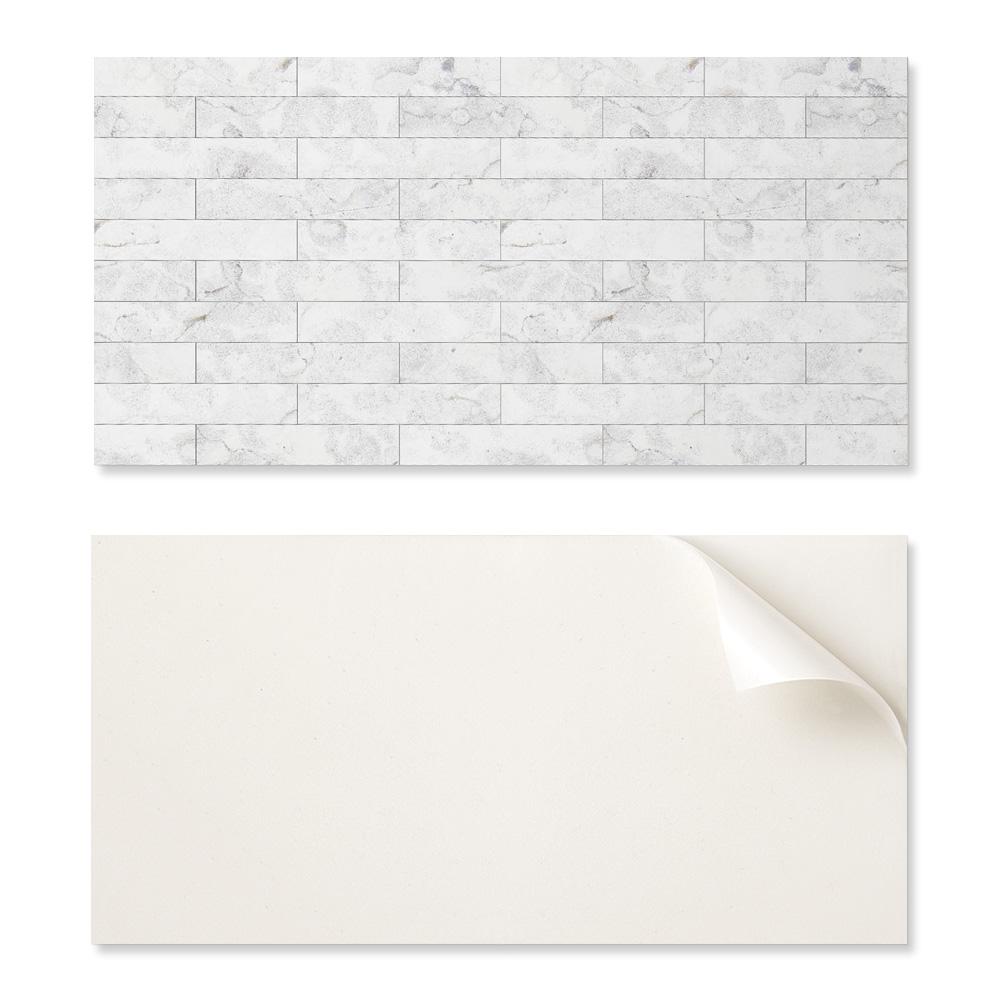Samoprzylepny Panel Winylowy Z Nadrukiem Do Łazienki 120X60 Cm Wzór Imitujący Marmur