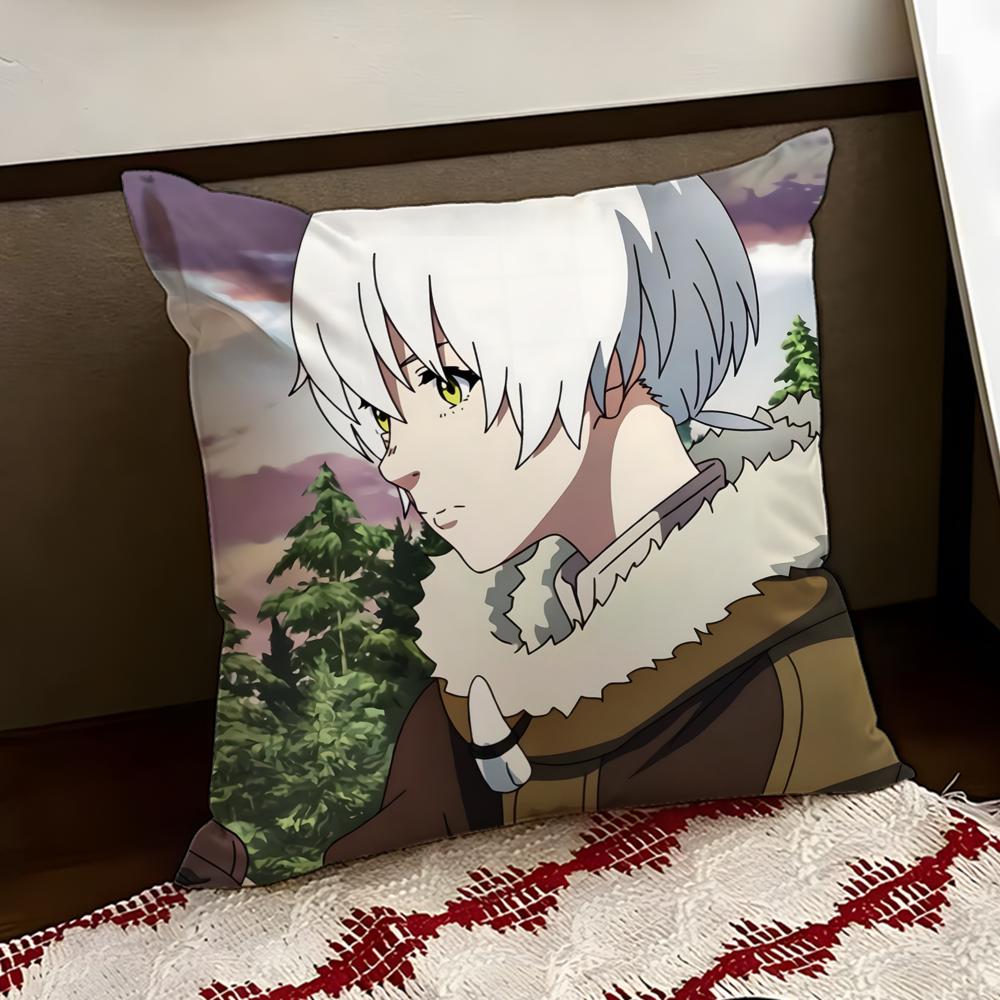 TTo Your Eternity SSeason 3 Cushion Cover Reversible Soft Durable Pillow Cover Home  Car MultiScene Use for Daily Comfort