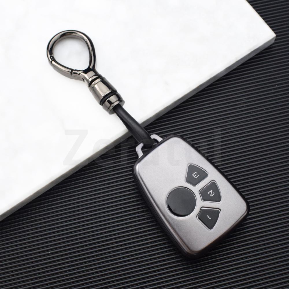 Shell For Chevrolet Cruze Spark Onix Silverado Volt Aveo Sonic 4 Buttons Gun Grey Tpu Remote Car Key Fob Case Cover Protector