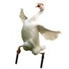 Acrylic Geese Garden Stakes Decoration Elegant Geese Decorative Stakes for Outdoor Garden and Patios Ornament