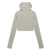 Womens/Ladies Ath Logo Crop Hoodie