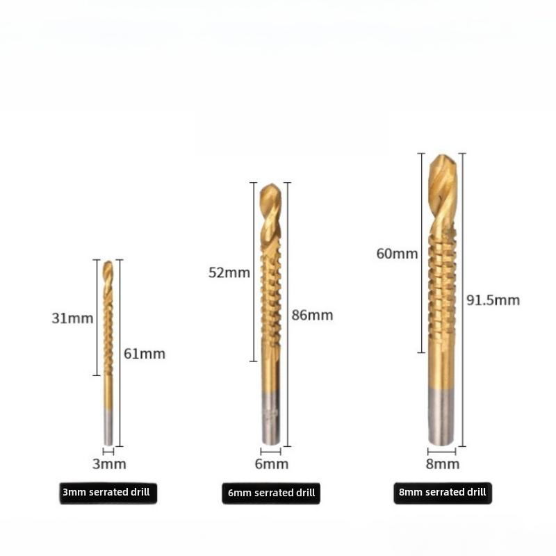 6PCS/SET Tower Drill Bit Set for Electric Drill Woodworking