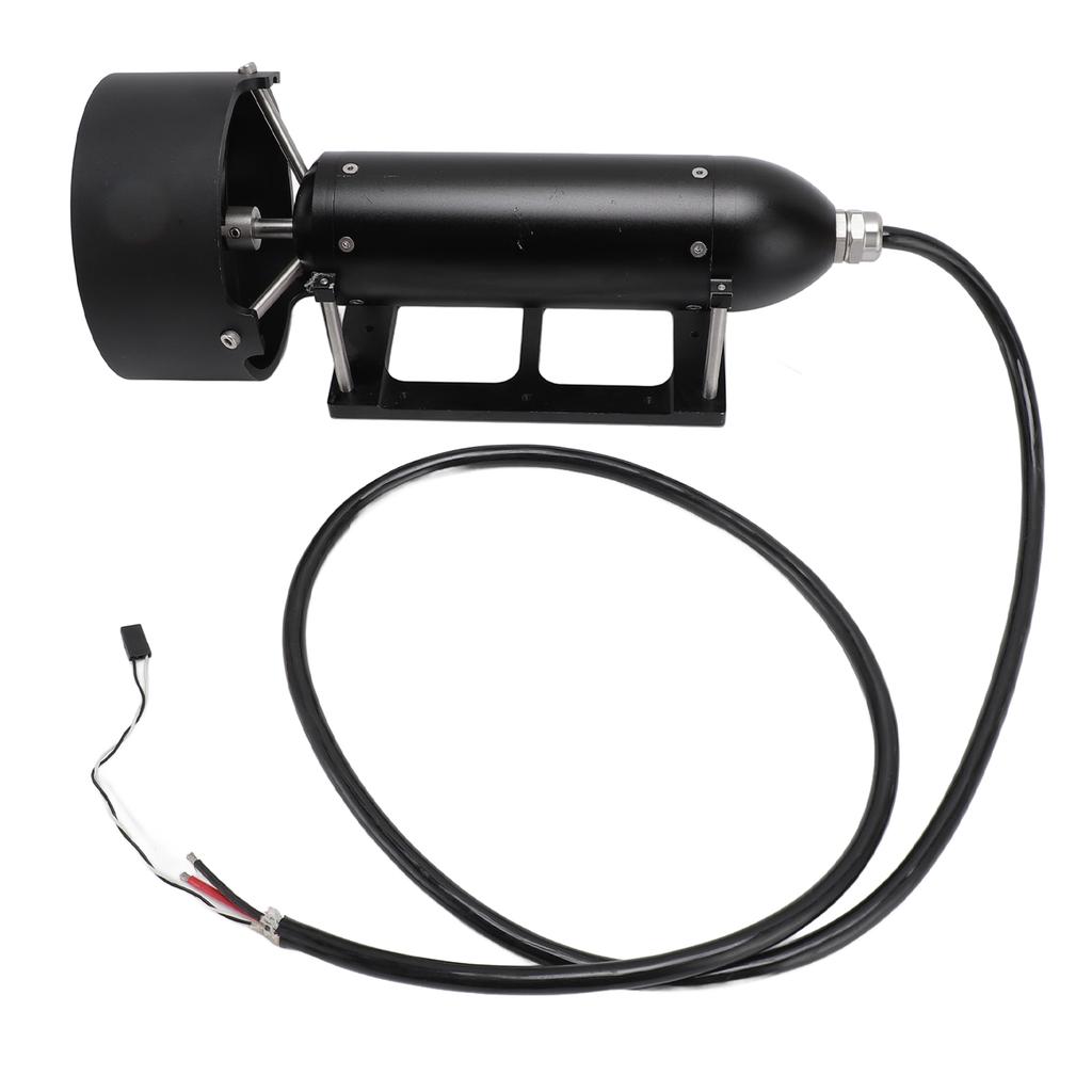 Underwater Thruster 24‑50V CNC Machinin Aluminum Alloy Waterproof Brushless Underwater Thruster for Boat Diving