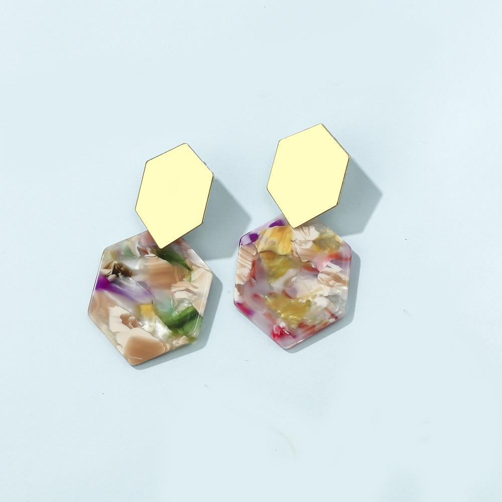 Sophisticated Acetate Acrylic Ushaped Earrings For Women Occasions Special