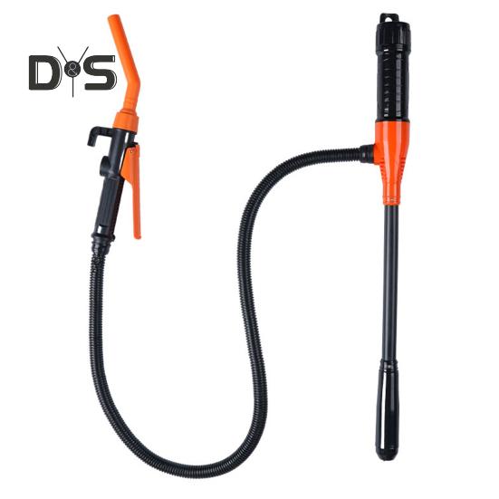 

Портативный перекачивающий насос Электрический сифонный насос с батарейным питанием Мощное всасывание Простой в использовании ручной перекачивающий насос для мазута оранжевый/чёрный