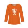 Girls Long Sleeve Halloween Day T Shirts Kids Fall Tops Crewneck Basic Tees 2-11Y