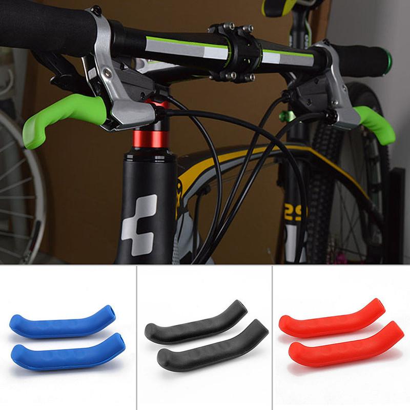 Capac mâner frână biciclete Mânere din silicon MTB Husa de protecție pentru ghidon bicicletă Anti-alunecare Echipament de protecție pentru biciclete Accesorii pentru biciclete
