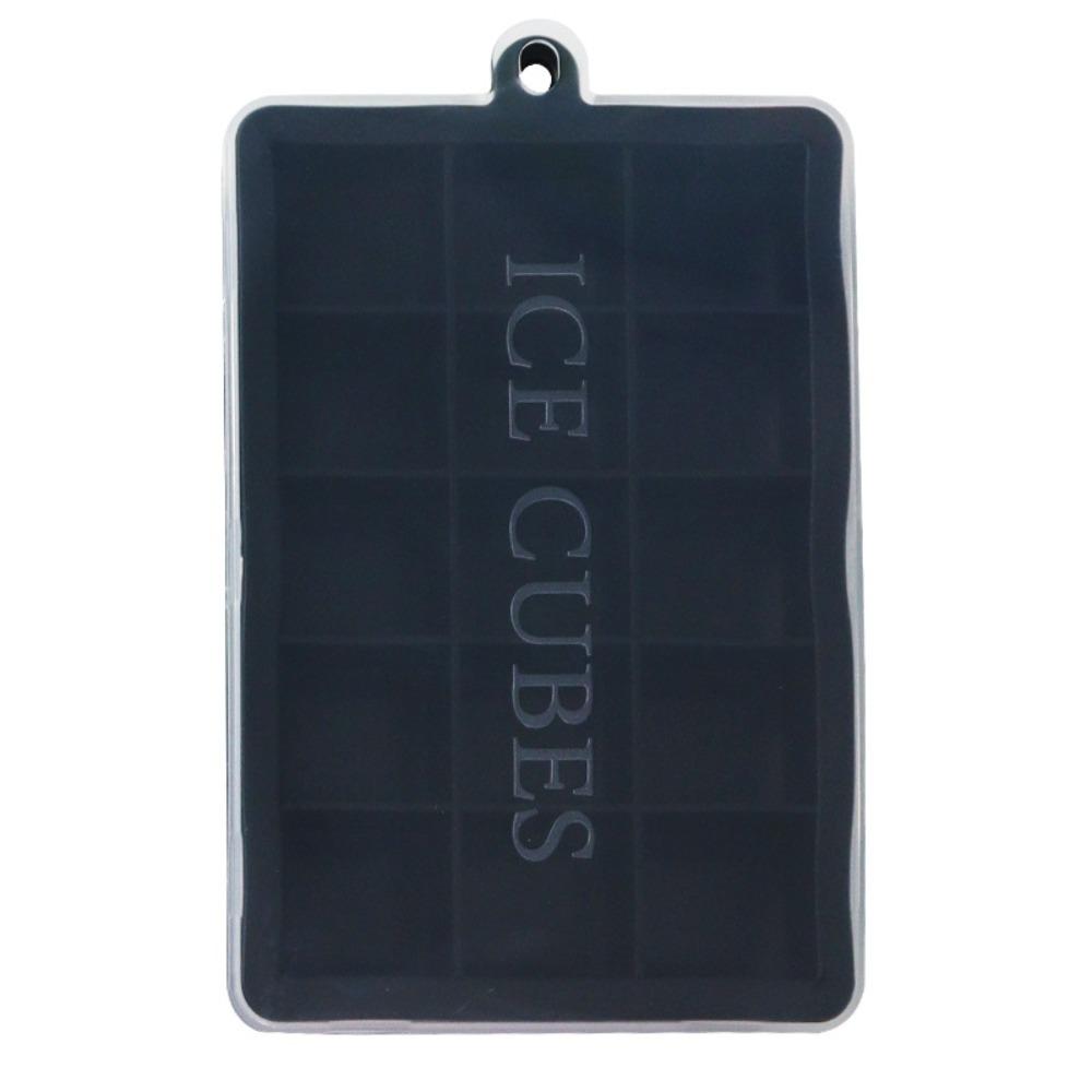 New Silicone Ice Cube Tray 15 Grid with Lid Square Ice Tray DIY Ice Maker Kitchen Tool
