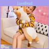 Long Cat Cartoon Pillow Animal Down Cotton Plush Stuffed Toy Holiday Decoration