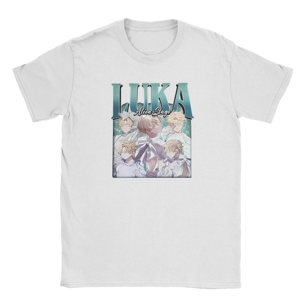 Alien Stage luka T-Shirt Summer Cotton T-Shirts For Male Hipster Casual Tee Shirt Short-Sleeved Y2K Fun Top Tees