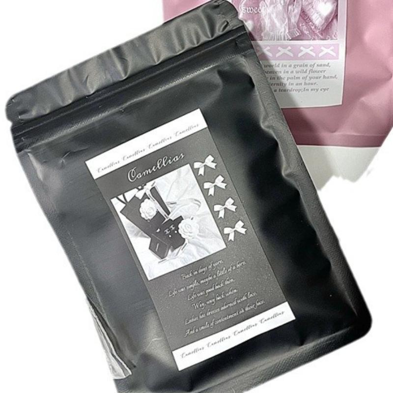 10Pcs/pack Candy Color Thickened Self-sealing Bag Transparent Ziplock Bag Gift Packaging Sealed Bag
