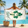 Ireland Rugby Fashion Beach Towel Portable Soft Quick Dry Towel For Swimming Camping Holiday Use