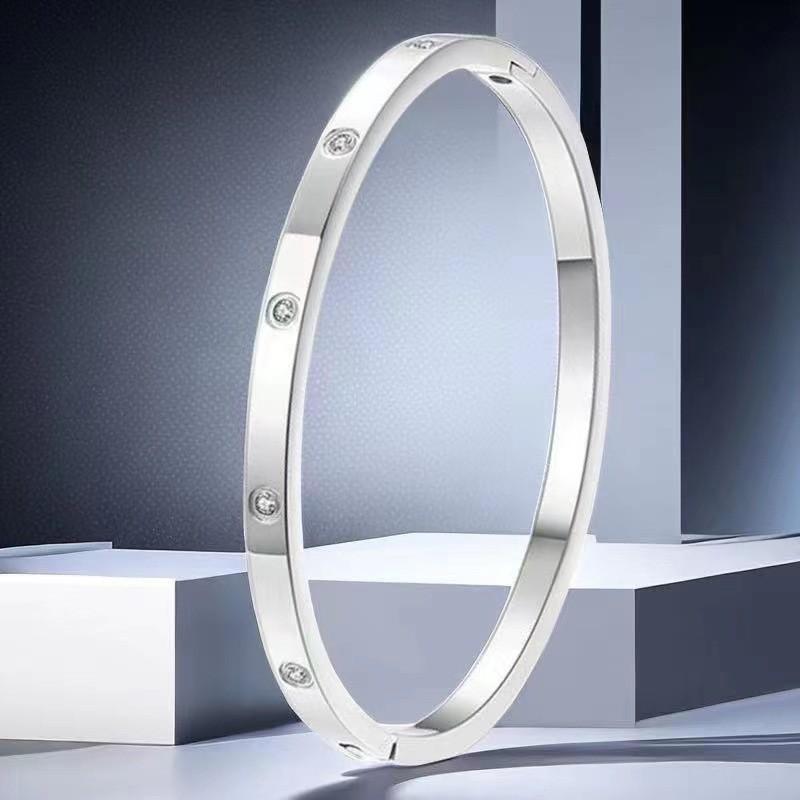 Bracelet Girls Niche Titanium Steel Jewelry Premium Sense Ins Wind Nail Opening Jewelry