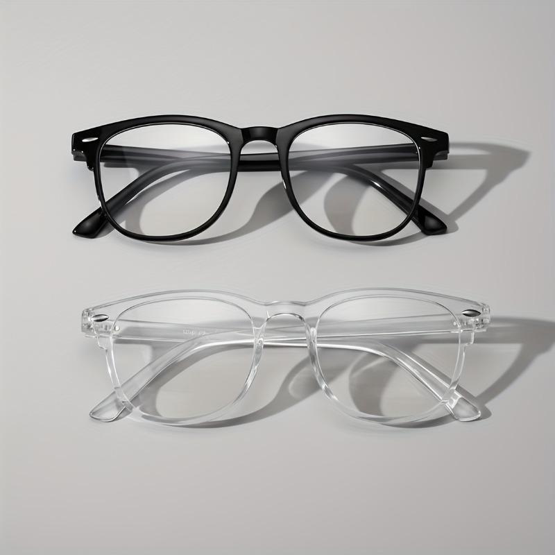 

2 Piece Retro Lightweight Round Frame Glasses Set Versatile Full Frame Eyewear