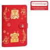 Waterproof Money Saving Challeng Book PU Leather Cash Budget Notebook  Bills Storage