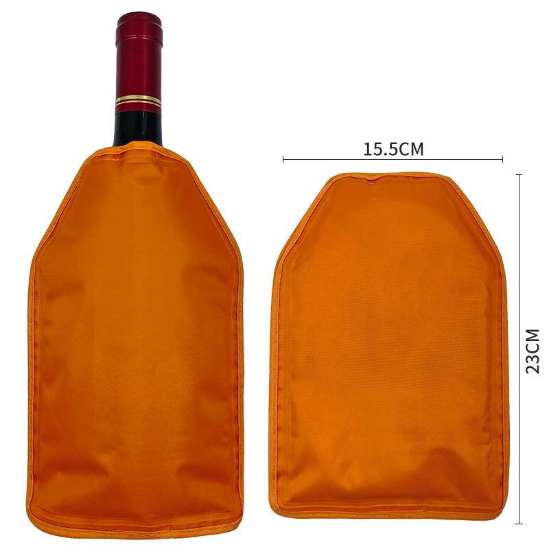 Cross-Border Cold Insulation Wine Sleeve: Gel Ice Pack for Hot/Cold Compress & Fresh Keeping, Customizable Polyester Bag