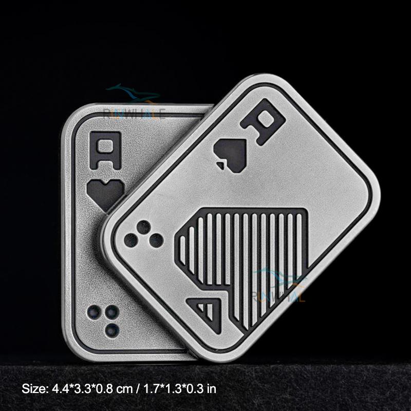 EDC Push Slider Metal Fidget Anti Stress Toys Adultes Finger Spinner Poker Soulage l'anxiété Jouet Portable Pop Magnetic Slider Games