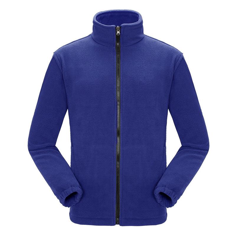 Unisex Sports Outdoor Polar Fleece Jacket - Thick, Warm, Plus Velvet for Autumn and Winter