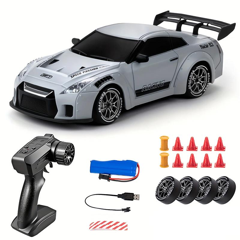 Non-Toxic Rc Mini Car Racing Drift Model 1/24 2.4G Rc Vehicle Linkage Light Set Max Speed 20Km/H Indoor Toys For Children Kids Birthday Gifts