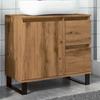VidaXL Bathroom Vanity Unit Artisan Oak 65x33x60 Cm, Bathroom Sink Cabinet, Bathroom Furniture 857230