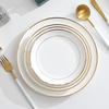 Fenfei Europäischer Stil Goldrand Speiseteller