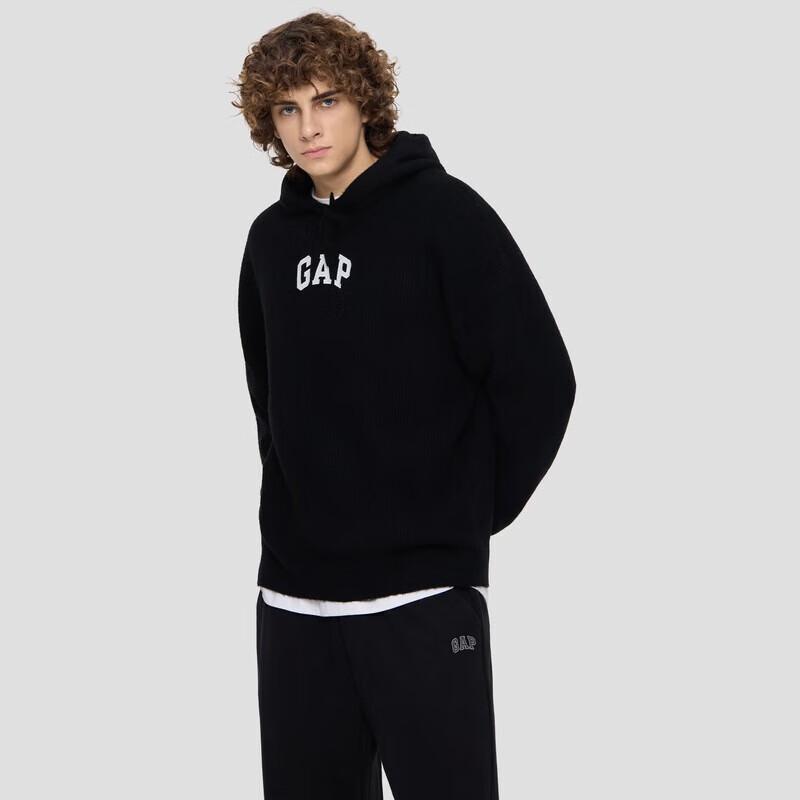Gap Men's Embroidered Logo Relaxed Fit Pullover Hoodie
