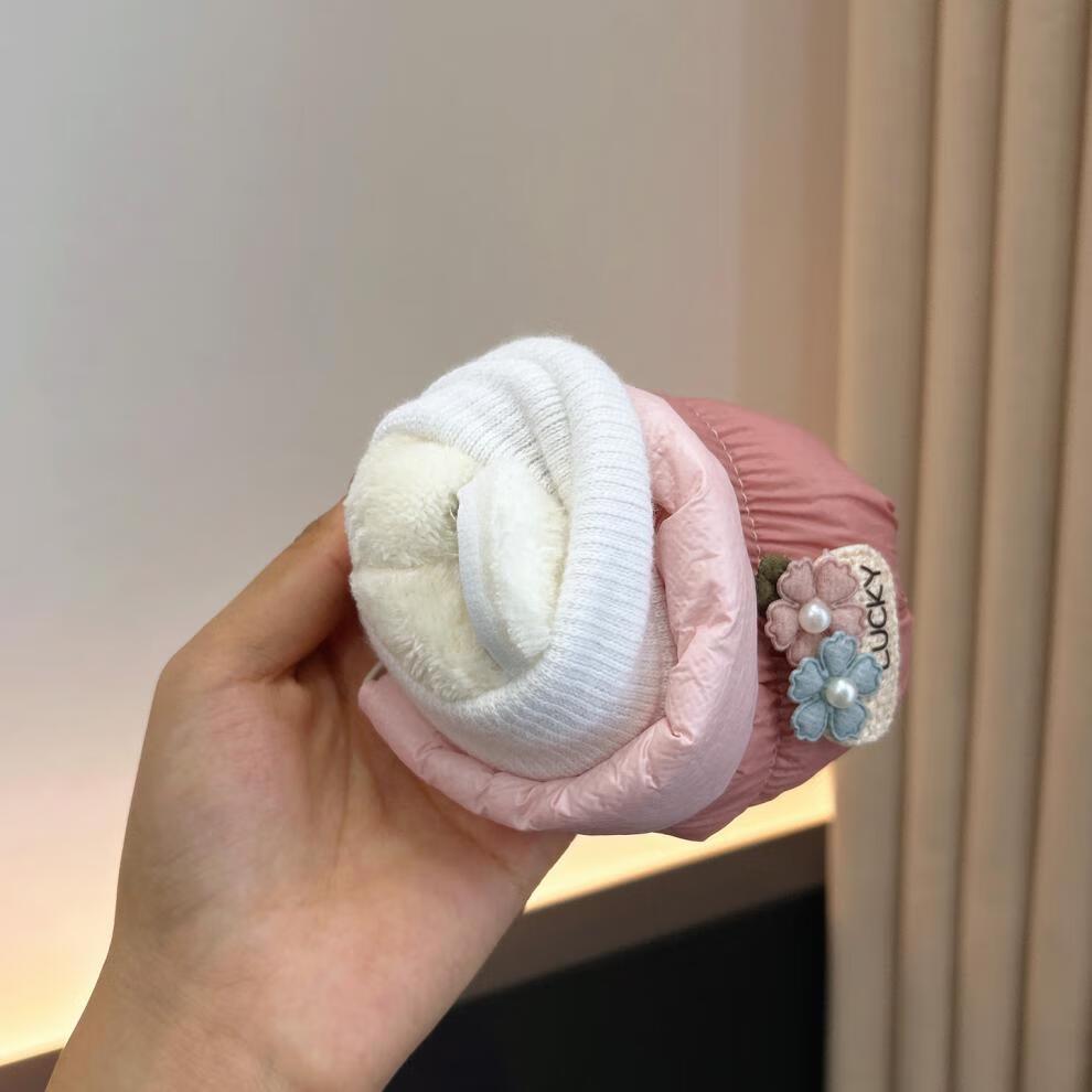 Unisex Waterproof Velvet-Lined Cotton Baby Shoes (3-12 Months)