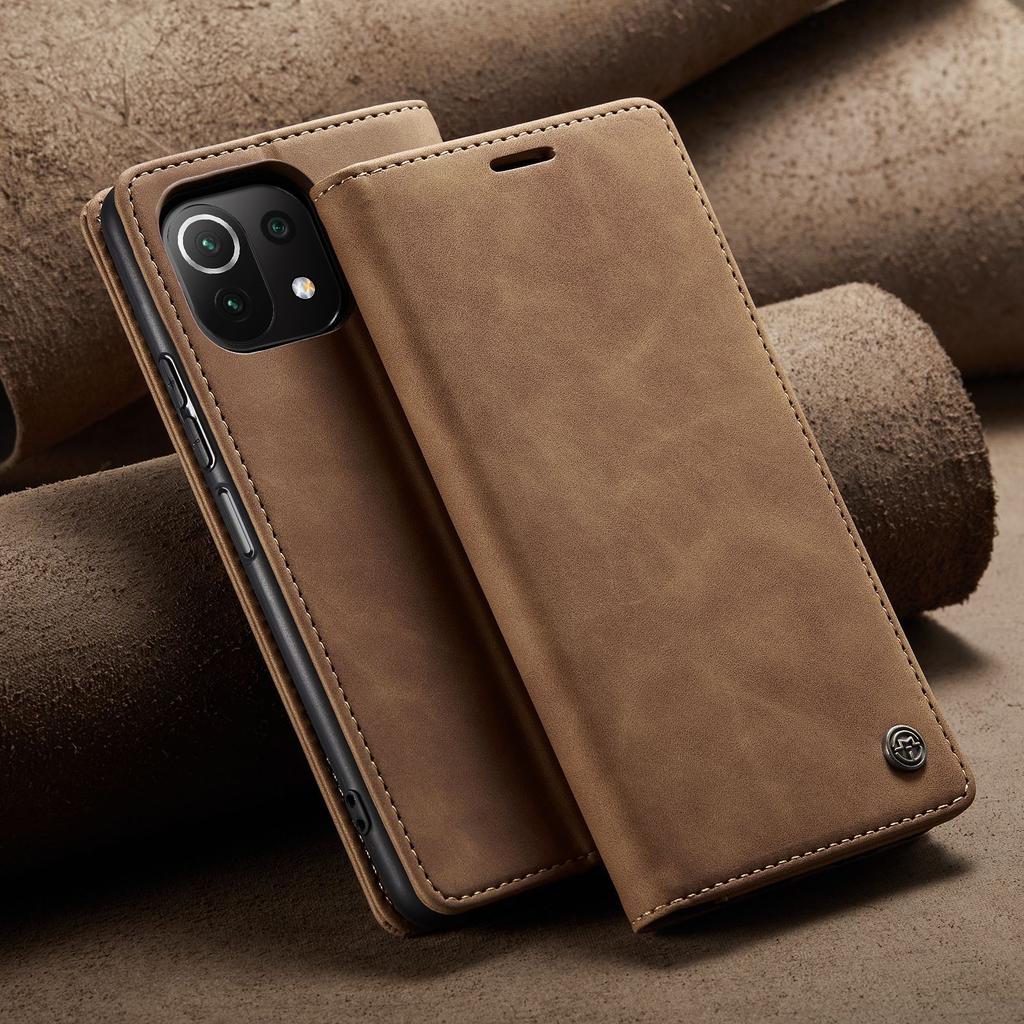 Suitable for Xiaomi 11Lite Phone Case, Redmi Note12 Phone Leather Case, Xiaomi12 Flip Cover with Card Slot