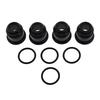 Per Toyota Tacoma 2.4L 2.7L 1995-2004 Compatibile- Supporto Distanziale Ugello Iniettore Carburante + O-ring(4 pezzi) 90561-10018