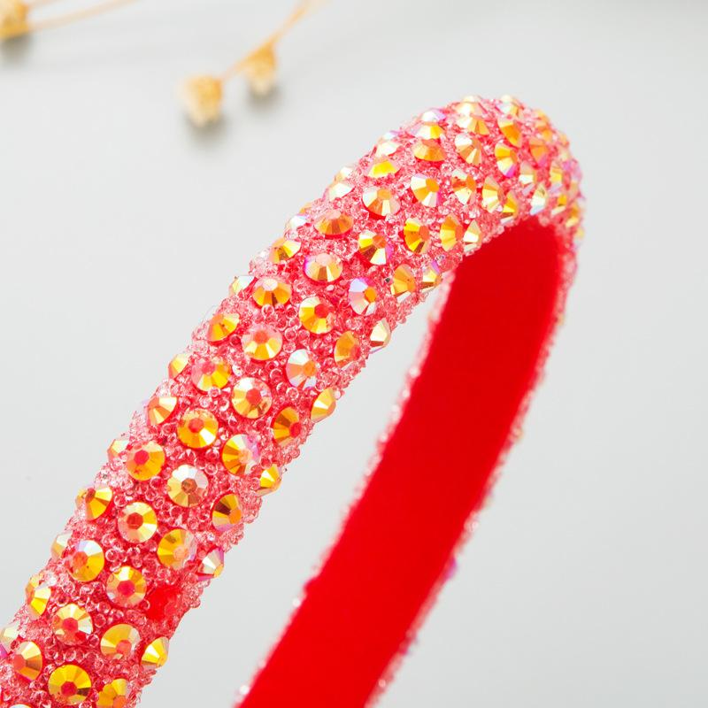 Women Hair Band Color Crystal Full Bit Band Super Sparkling Headwear