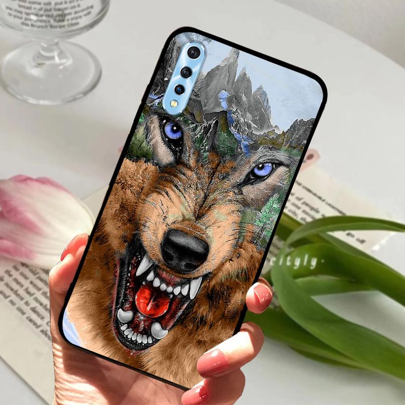 Case For Vivo S1 4G Coque Y7S Animal Cool Silicone TPU Phone Cover For iQOO Neo 855 Funda Capa Z5 Lens Protection Bumper Shells