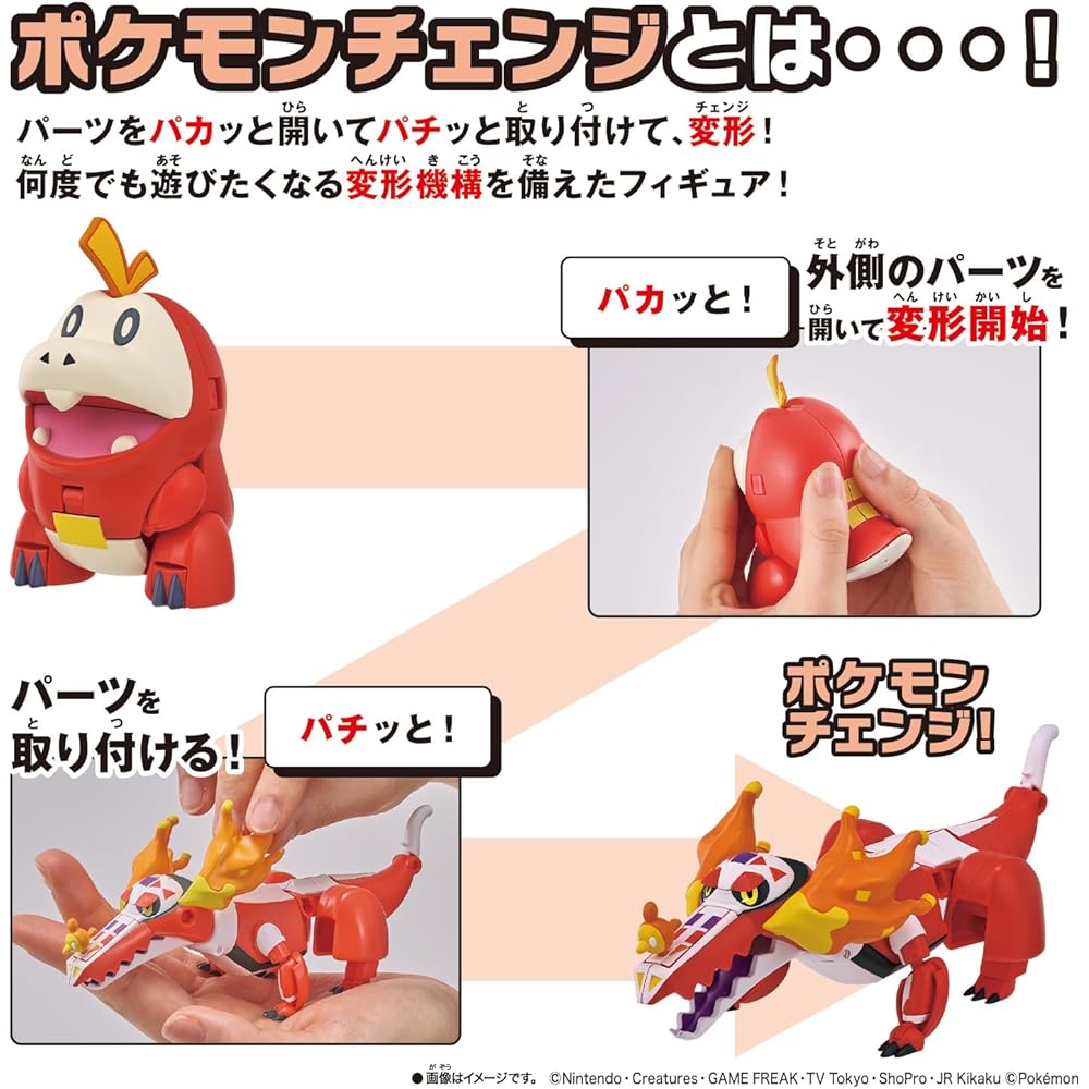 Bandai Pokemon Change Hogueta Loudbark Toy Figure Collectible Action Figure